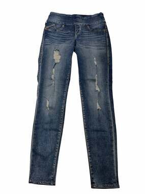 ROCK & REPUBLIC Women’s 4 FEVER PULL ON Blue Jeans